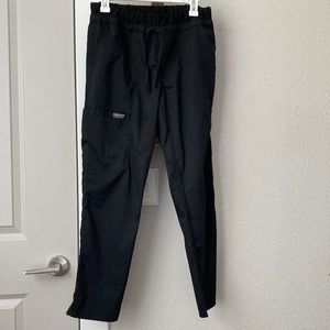 Black scrub pants